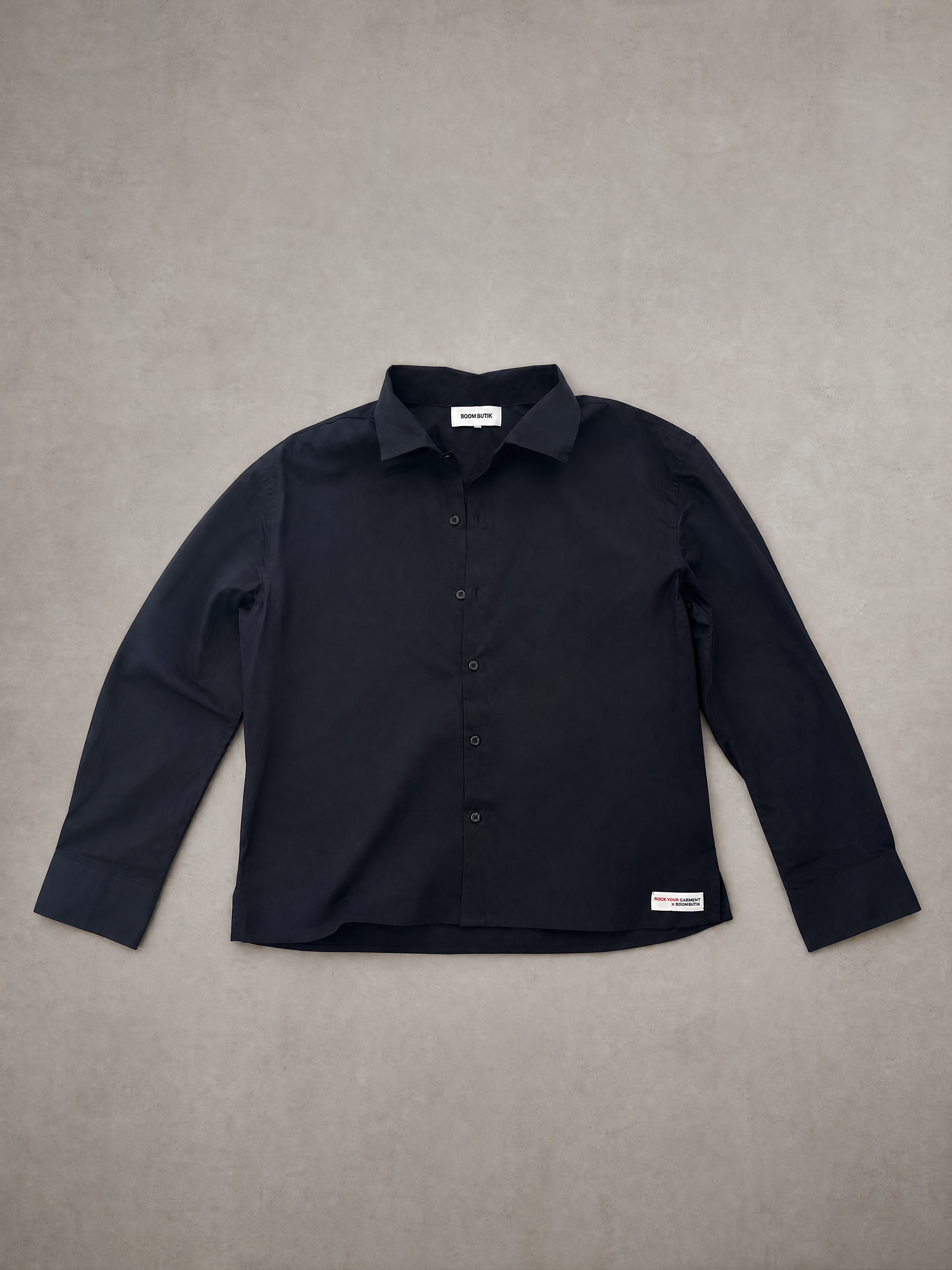 Boom Butik Sort Skjorte - Packshot